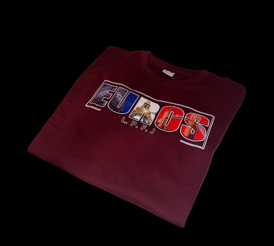 Burgundy crewneck set 