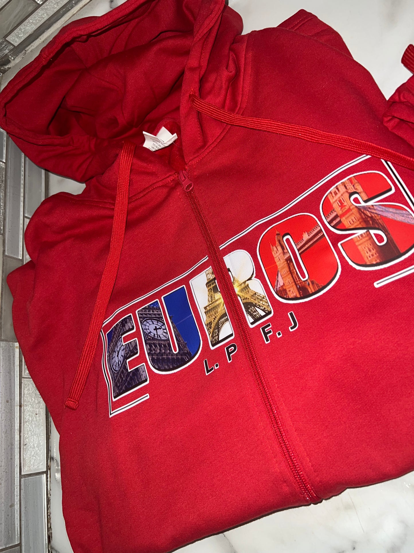 Euros zip up hoodie