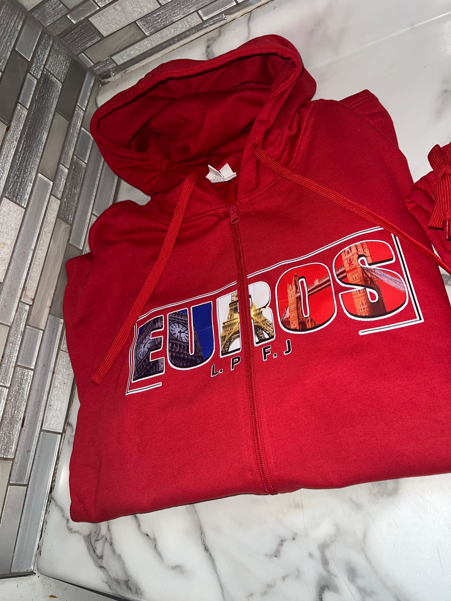 Euros zip up hoodie