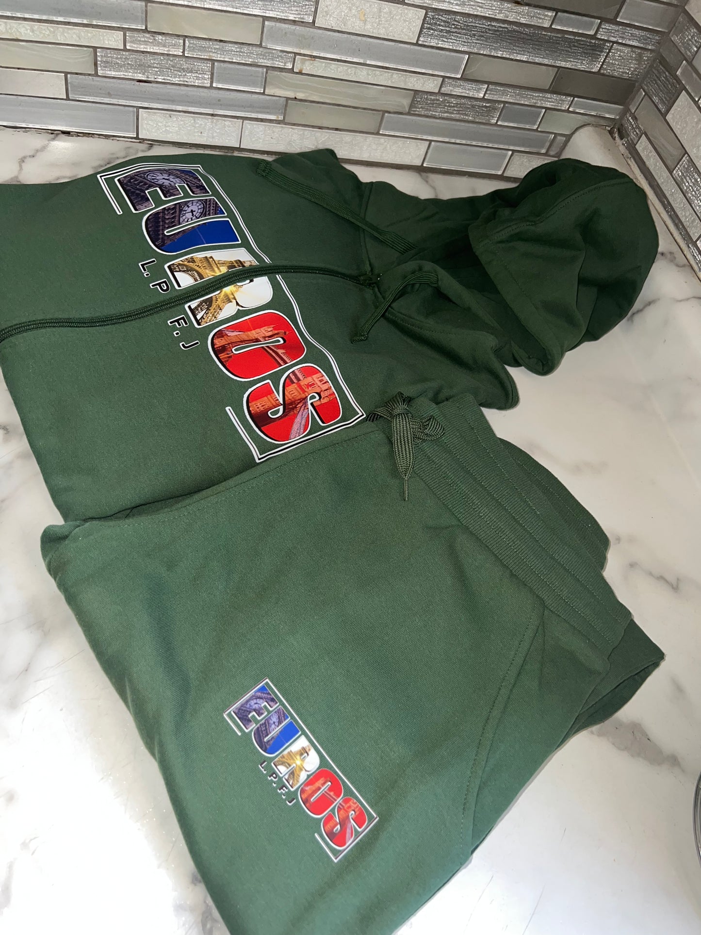 Euros zip up hoodie
