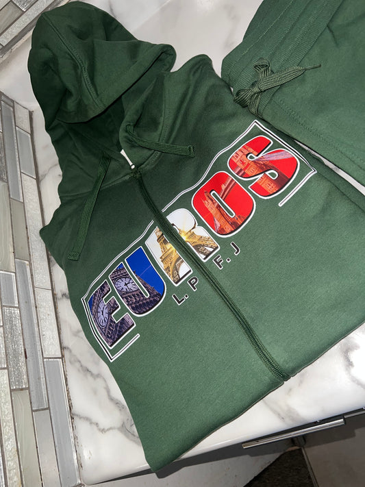 Euros zip up hoodie