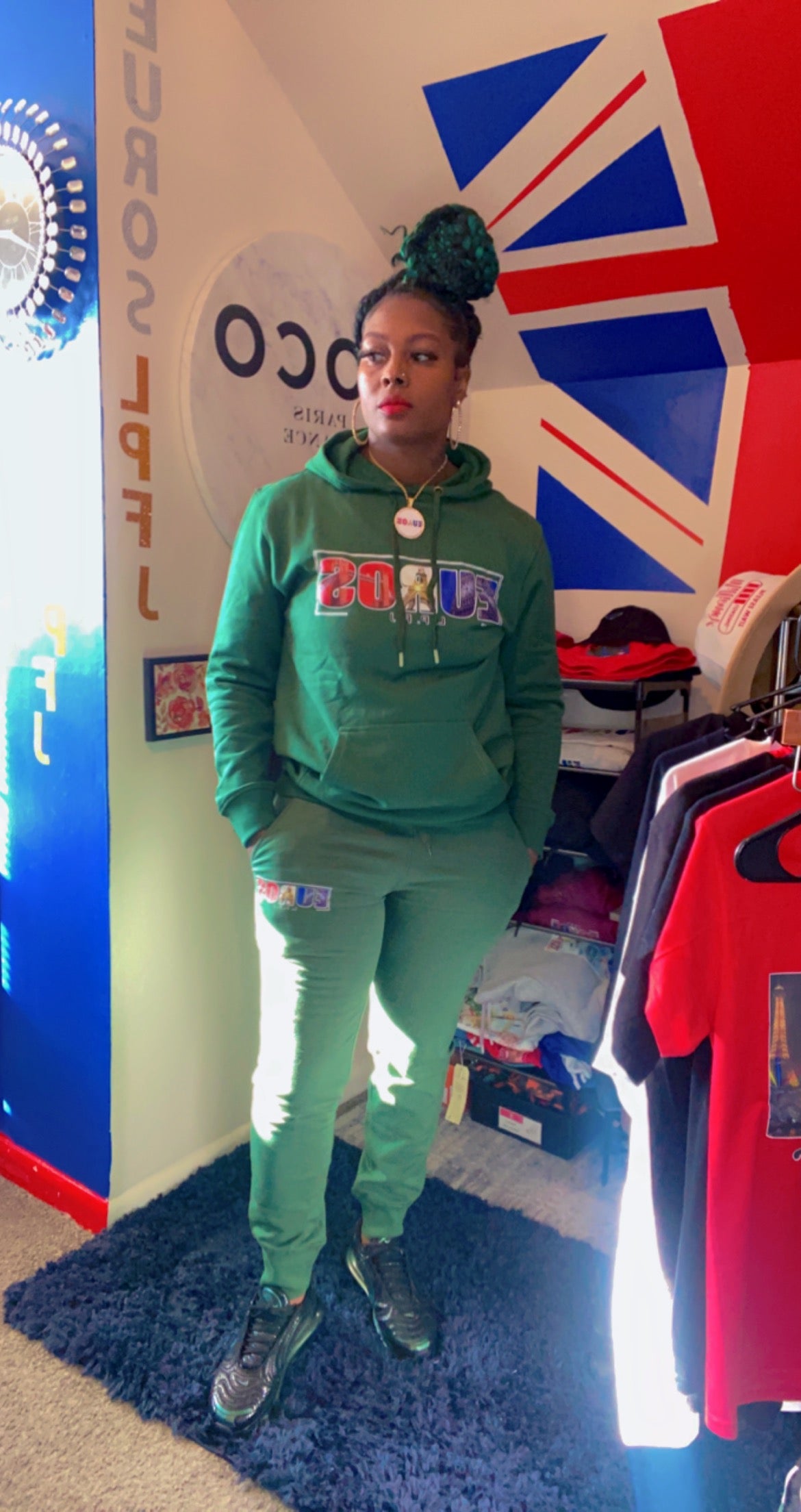Green jogger