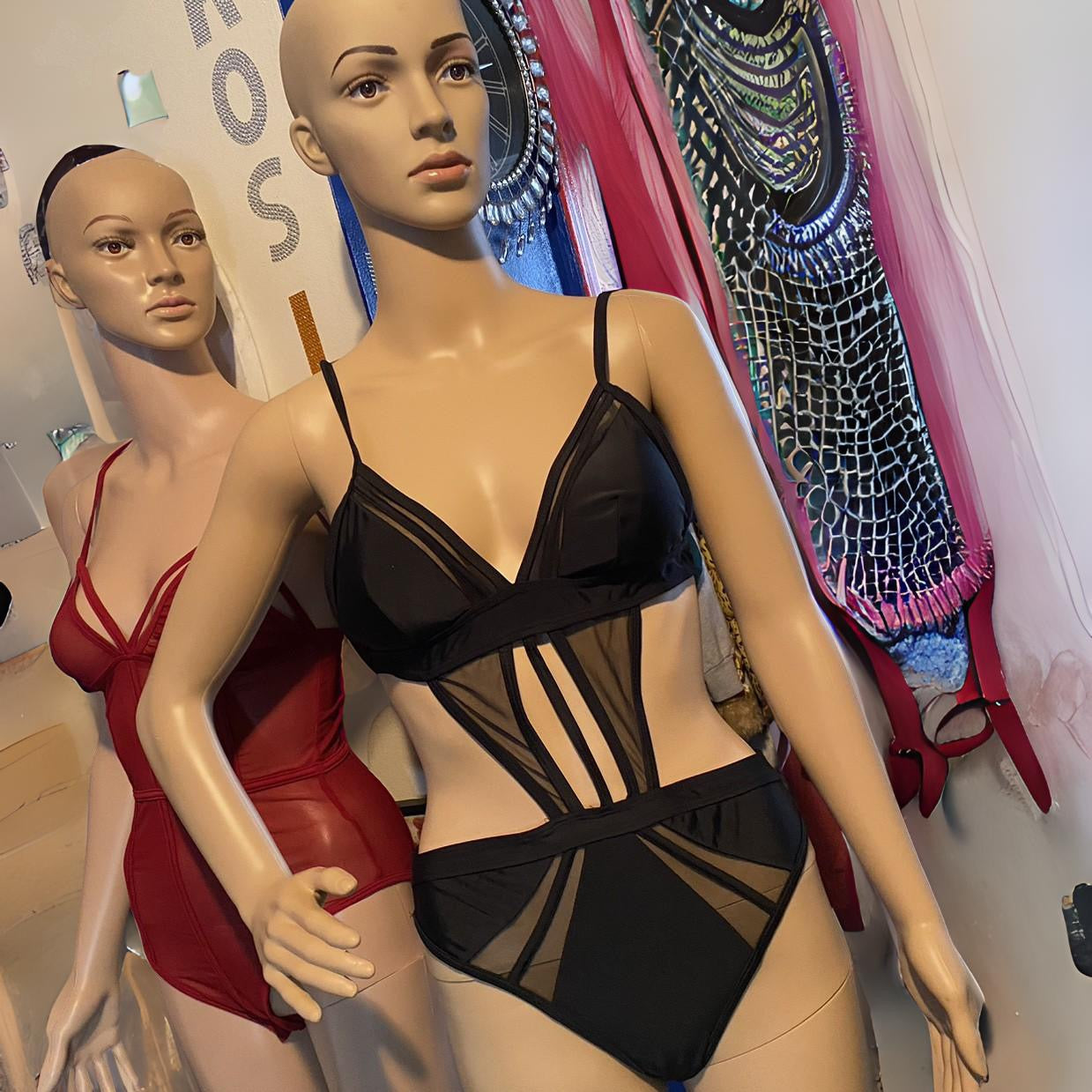 Black swimsuit
