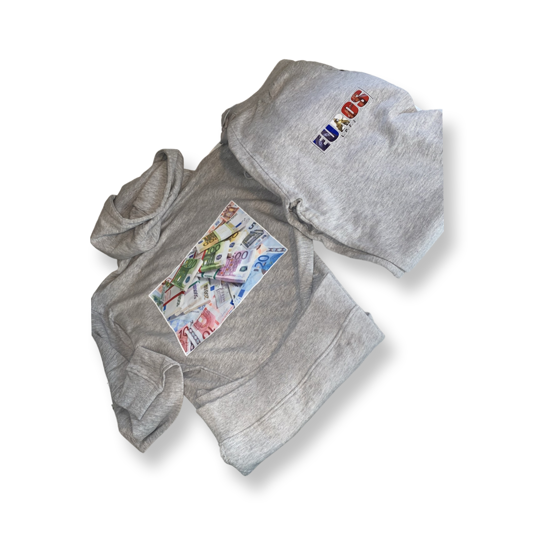 Euros joggers with logo on front back