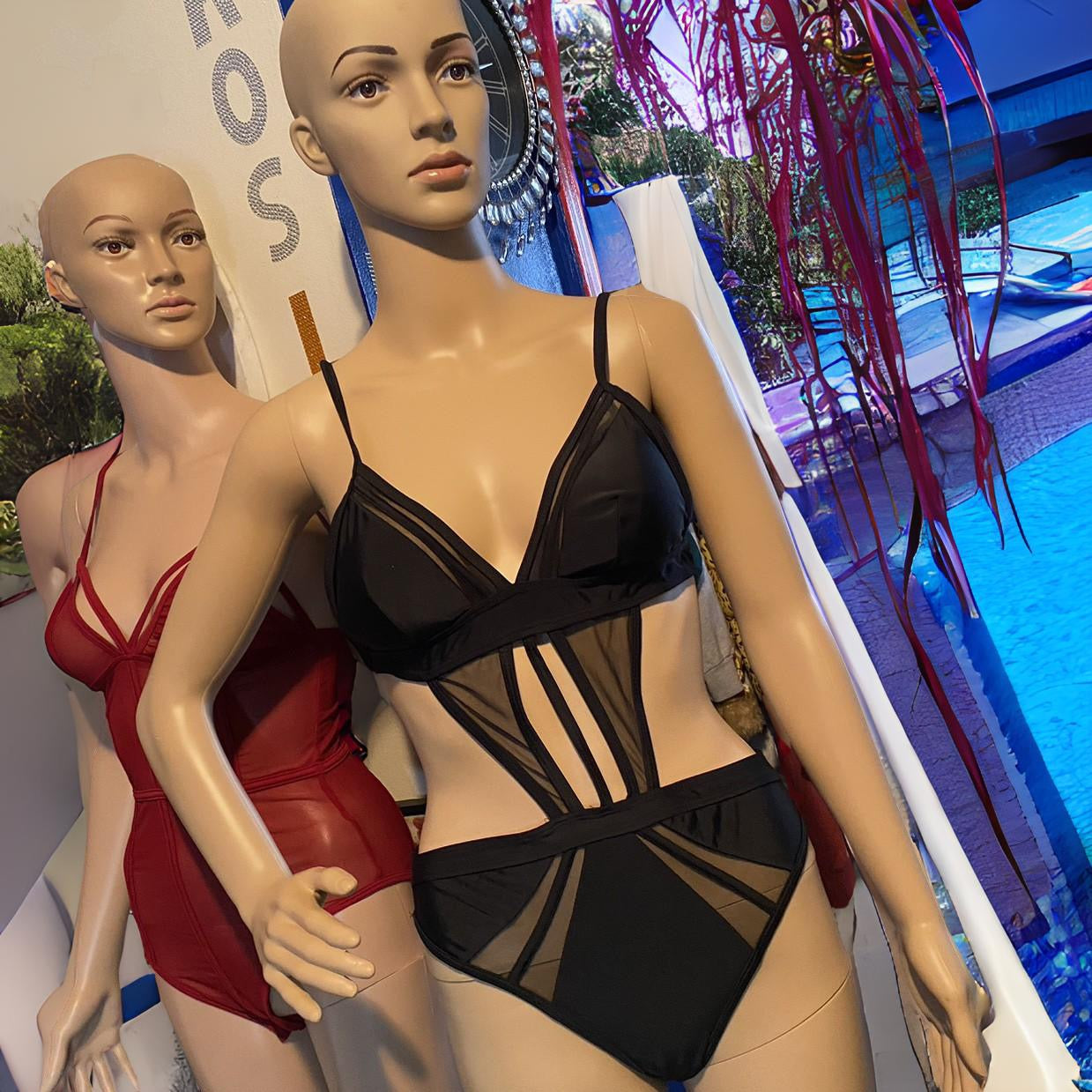 Black swimsuit