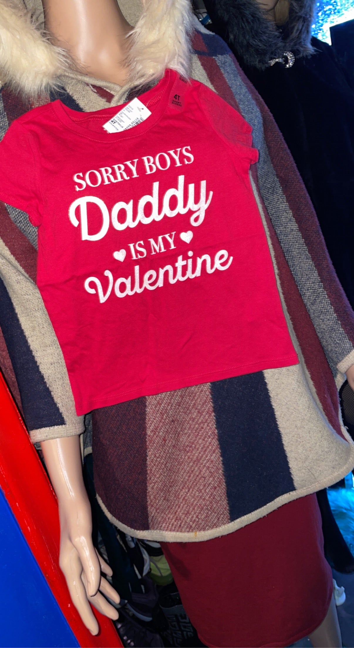 Daddy is my valentine